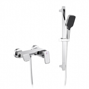 Digital Display Brass Slide Bar Bathtub Shower Mixer