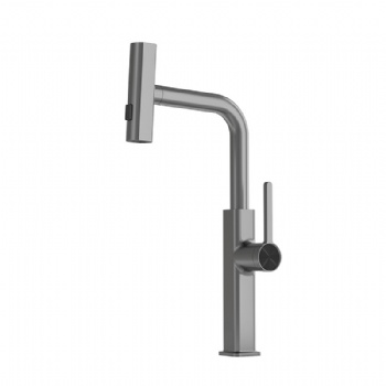 360 Degree Rotating Rainfall Pull Out Kitchen Faucet